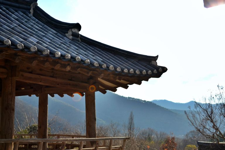 Ciudad de Andong en Corea del Sur