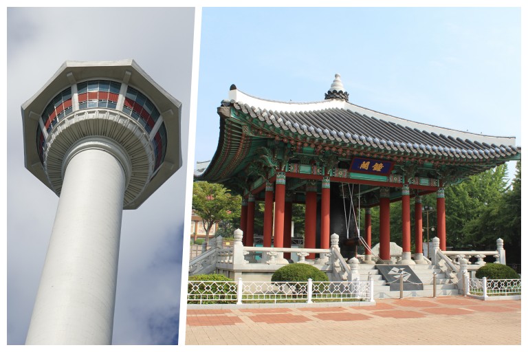 Torre de Busan y Parque Yongdusan en Corea del Sur