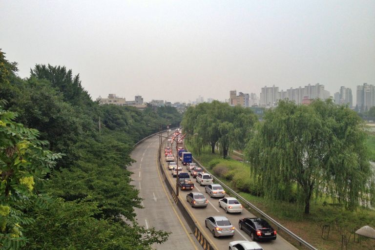 Ciudad de Daegu en Corea del Sur