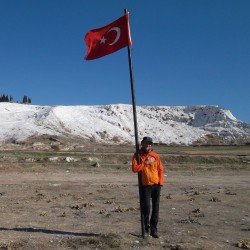Sergio en Pamukkale Turquia