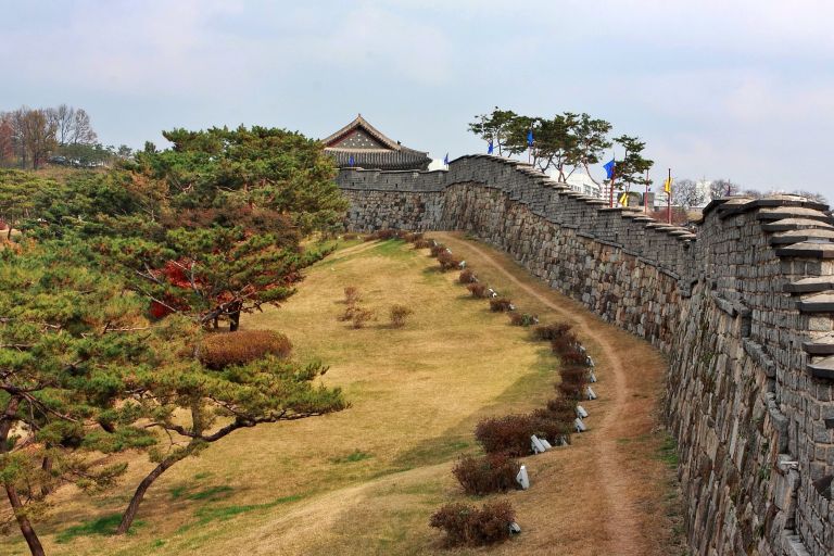 Ciudad de Suwon en Corea del Sur