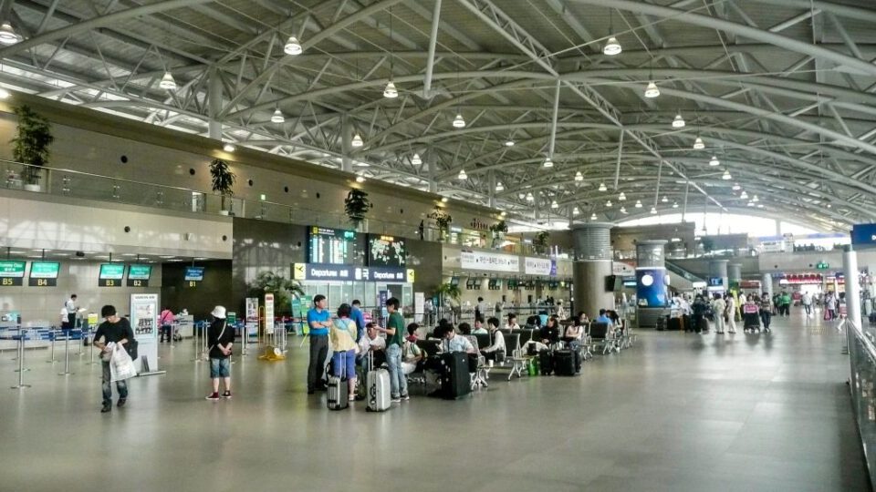 Aeropuerto de Incheon en Seúl, Corea del Sur